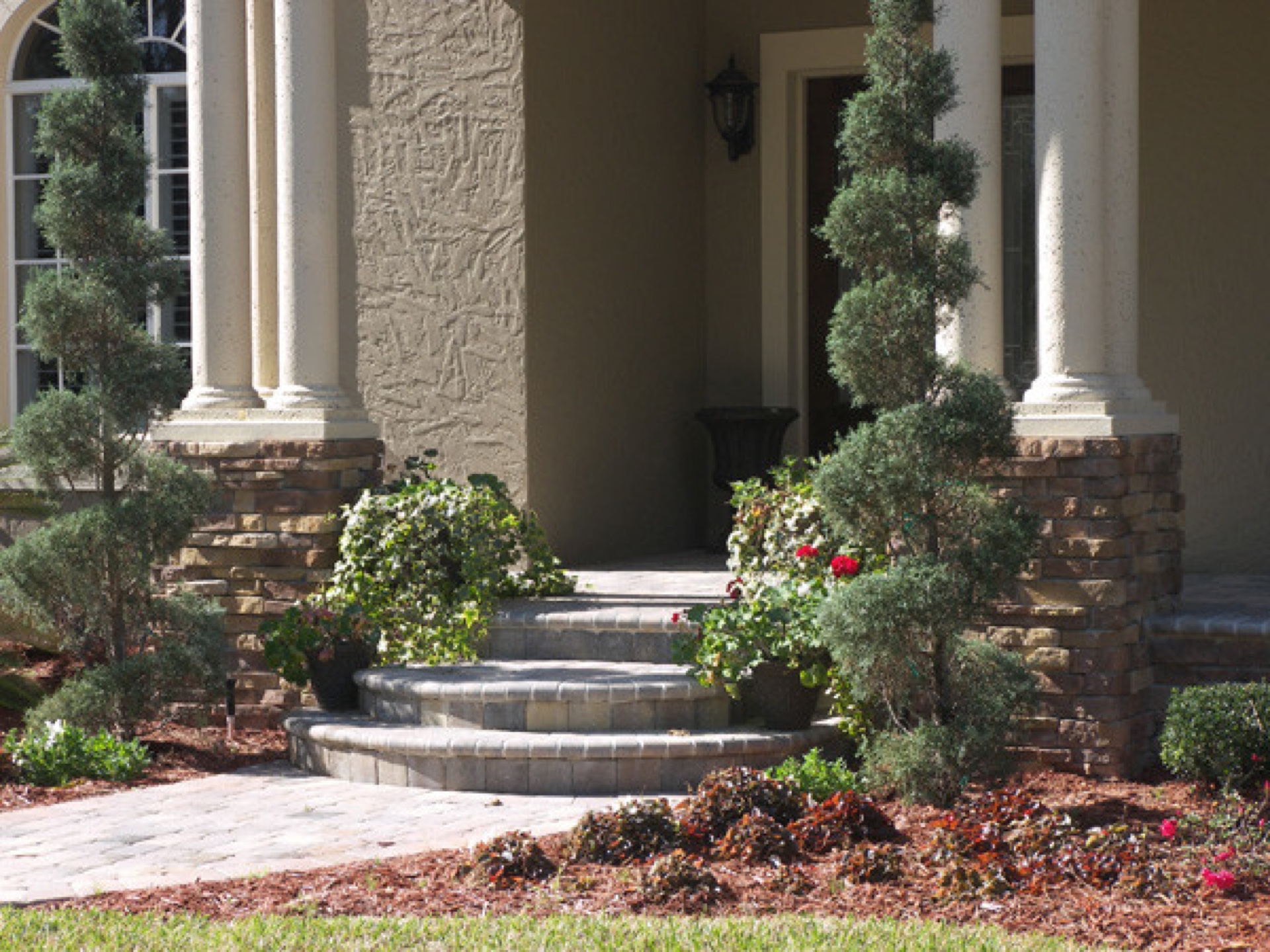 Front porch and entry detail